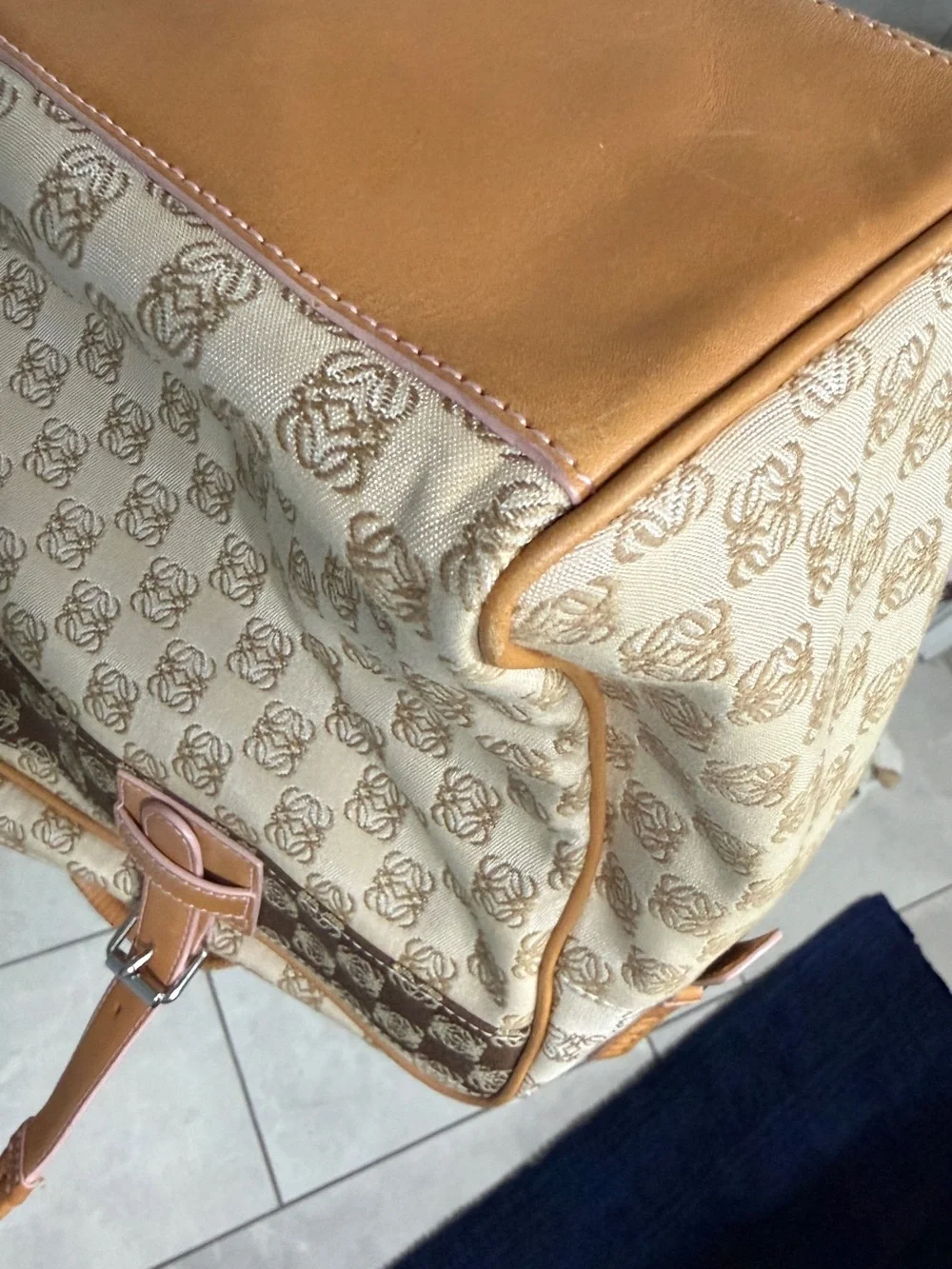 Loewe Anagram Canvas Tote